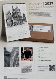 Kalender 2027 für Camposanto in Buttstädt mit Kupferstichen von Peter Genßler, bedeutender deutscher Maler, Bildhauer, und Grafiker,