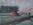 Aquarell von Peter Genßler, U-Boot, abstrakt, Original signiert, Unikat